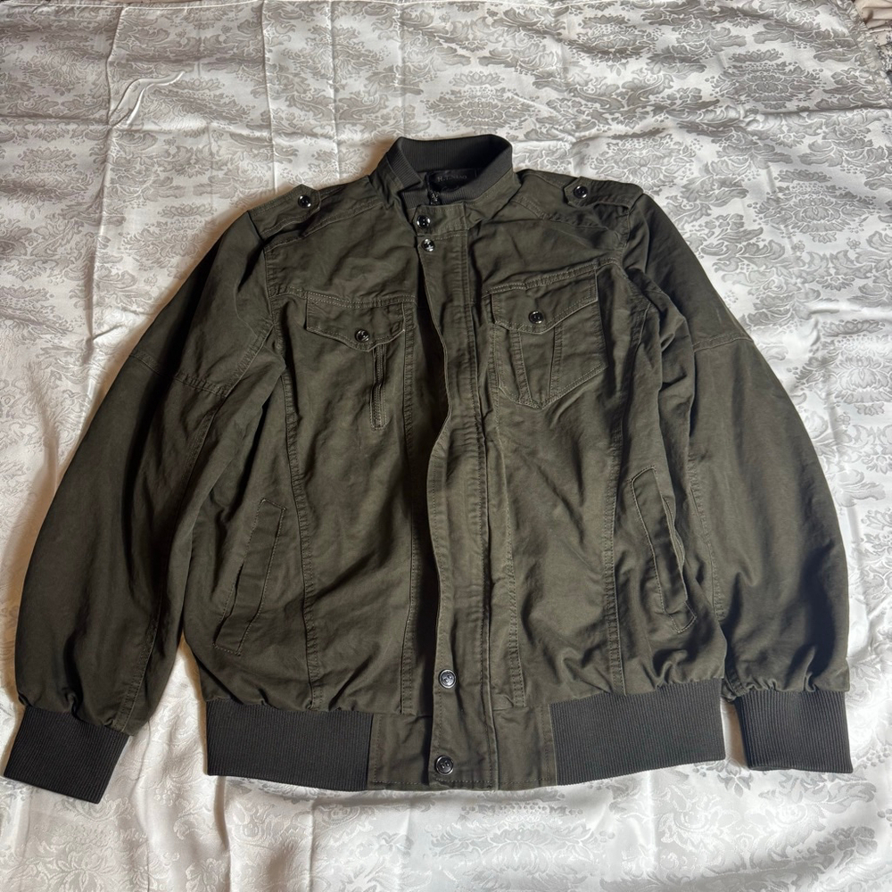 Men's H.T.NIAO Military & Field Jacket 4XL Olive Green